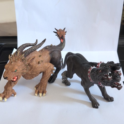 Papo hellhound and chimera - papo,
