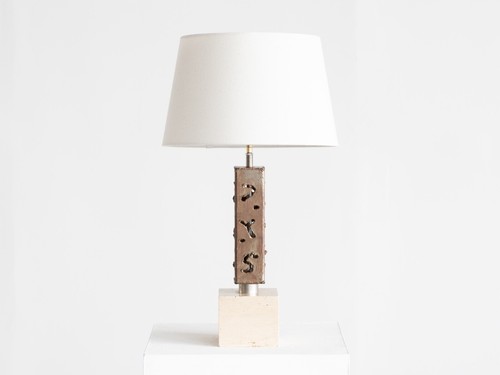 Brutalist steel travertine - brutalist,