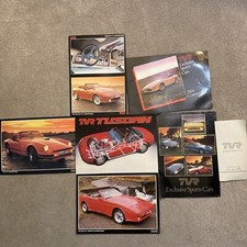 TVR Brochure Bundle 1985 350i Convertible, Tuscan, 390 S.E, S Convertible