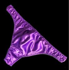 Classic Colours, MENS Satin Single Skin Thong Panties