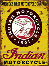 Indian Motorcycle Retro tin