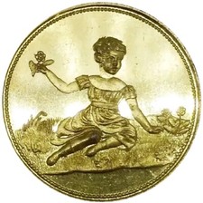 (1850's) Girl & Flowers 714/