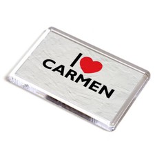 FRIDGE MAGNET - I Love Carmen