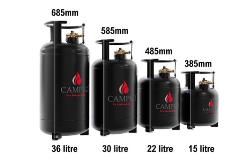 Campko refillable gas bottle - campko,