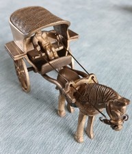 Antique Finish Horse Carriage