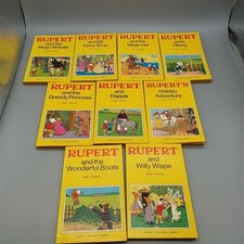 Bundle Of 9 Vintage Rupert