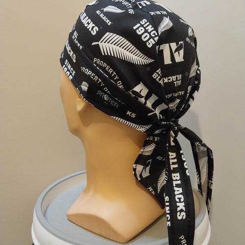 Durag rugby blacks - blacks, print