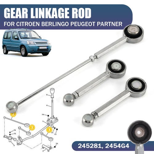Gear links linkage rod - 3x, kit