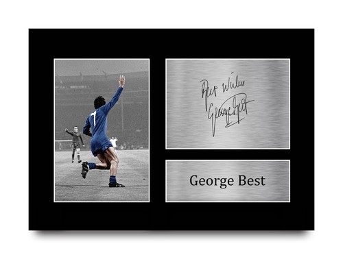 George best signed - signed, pre