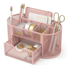 Desk Organiser Set Metal Mesh