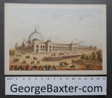 International Exhibition London 1862 - totally original Le Blond - George Baxter