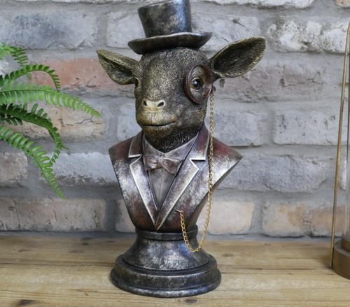 Large resin quirky goat a - resin,