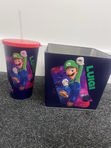 Super mario popcorn tin - mario,