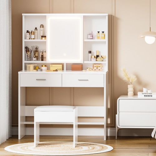 Gunji dressing table with led - gunji,