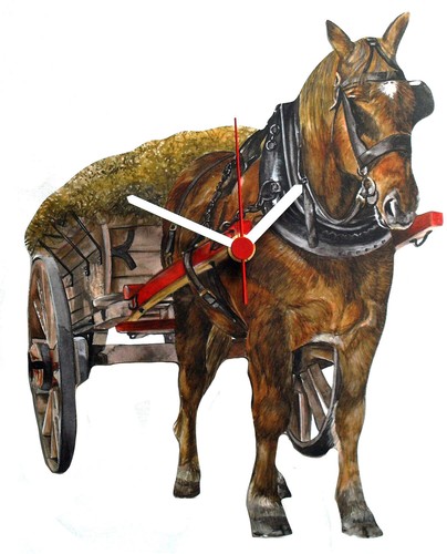 Horse and cart - and,