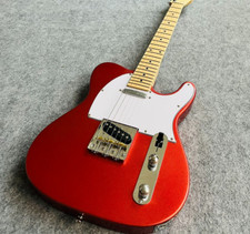 Metal red TL electric guitar