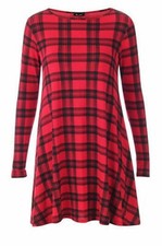 Ladies Long Sleeve Swing Dress