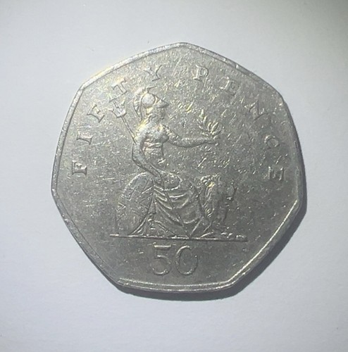 Rare 50p coin with hrh - coin, (1997)