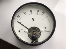 Vintage Voltmeter 5 Inches