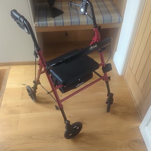 Walking aid wheel walker - 4-wheel,