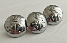 BTC - British Transport Commission Vintage Buttons x 3.