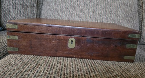 Antique victorian campaign lap - antique,