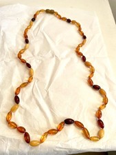 Vintage Amber Necklace 34 Cm