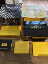 Genuine Breitling Avenger Watch Box And Books + Paperwork ( NO WATCH)
