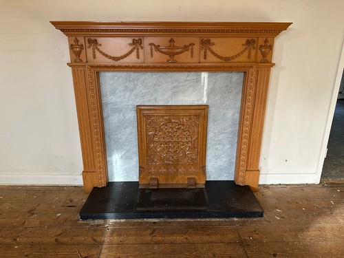 Fireplace surround with cover - fireplace,