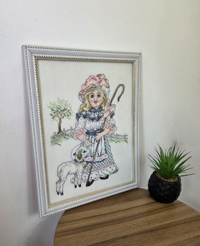 Vintage completed cross stitch - completed,