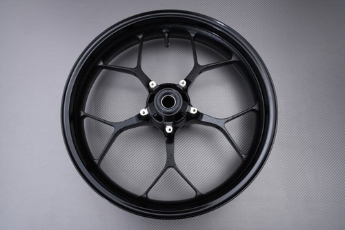 Black front wheel - wheel, rim