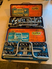 Genuine Vintage Elora LSZ Socket Set 1/2" West Germany Bundle Two
