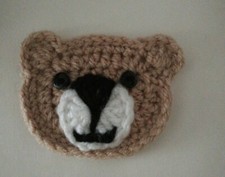 Handmade Crochet  7 cm  teddy