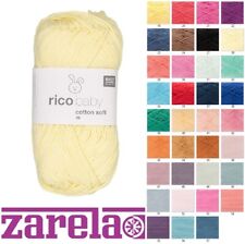Rico Baby Cotton Soft DK Knitting Yarn ***** ALL COLOURS *****