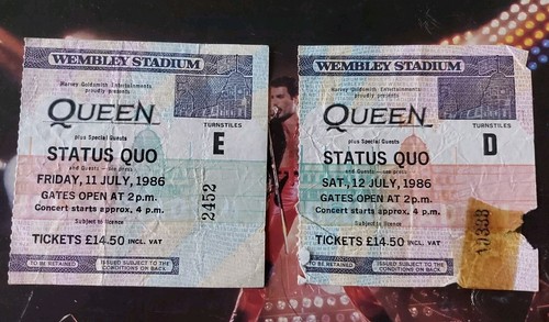 Queen 1986 concert gig - 2,