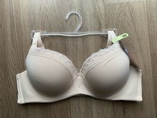 MAIDENFORM PUSH UP Demi Coverage Bra UK/US38B EU85B  FR100B BNWT RRP$32 Beige