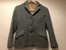 Original Harris Tweed Child’s Riding Jacket 6-9 years Pure Wool Handwoven 