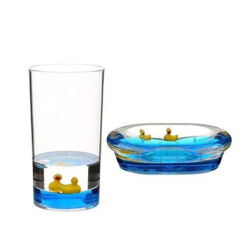 Floating ducks tumbler soap - floating,