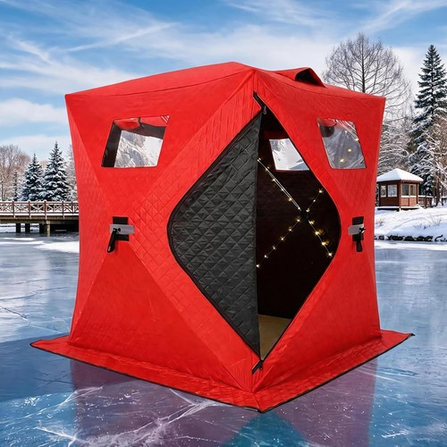 210d insulated pop shelter - 210d, up
