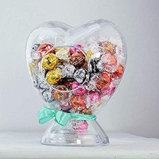 Clear glass Heart shape case