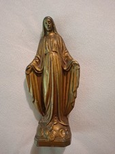 Virgin Mary Statue Bronze Finish Statue Religious Gift