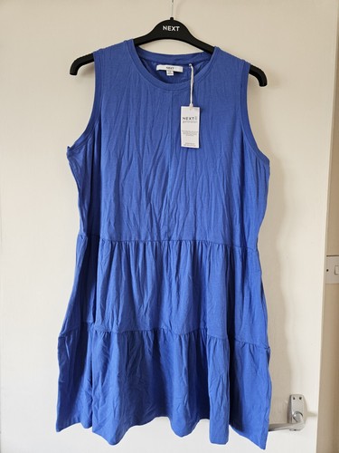 Blue tiered smock summer - blue,