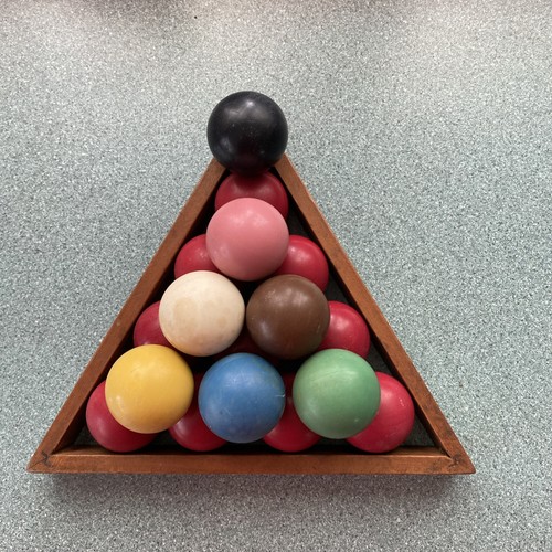 Vintage snooker balls - snooker, with