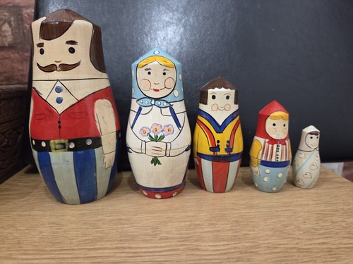 Vintage russian hand - hand, painted