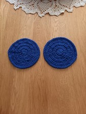 2 x HANDMADE CROCHET COASTERS