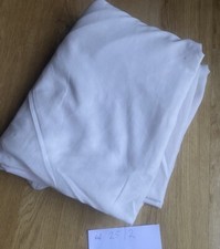 FITTED BED SHEET  130x194x23 cm smooth cotton white 2 persons house