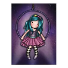 Santoro Gorjuss Hoop-La Greetings Card 16.9 x 12.4 cm Glitter Trim Biodegradable