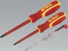 3Pc Electrician's Screwdriver