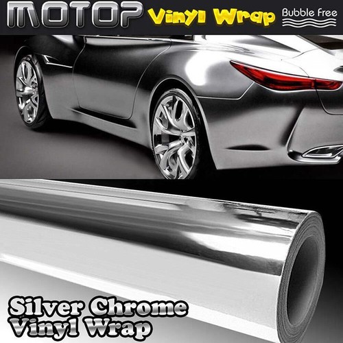 Silver chrome mirror vinyl - chrome,
