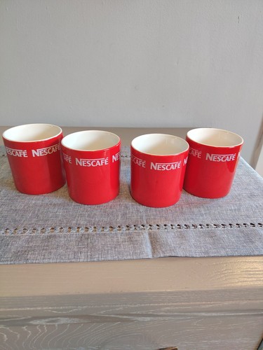 Nescafé red white round - nescafé, red/white